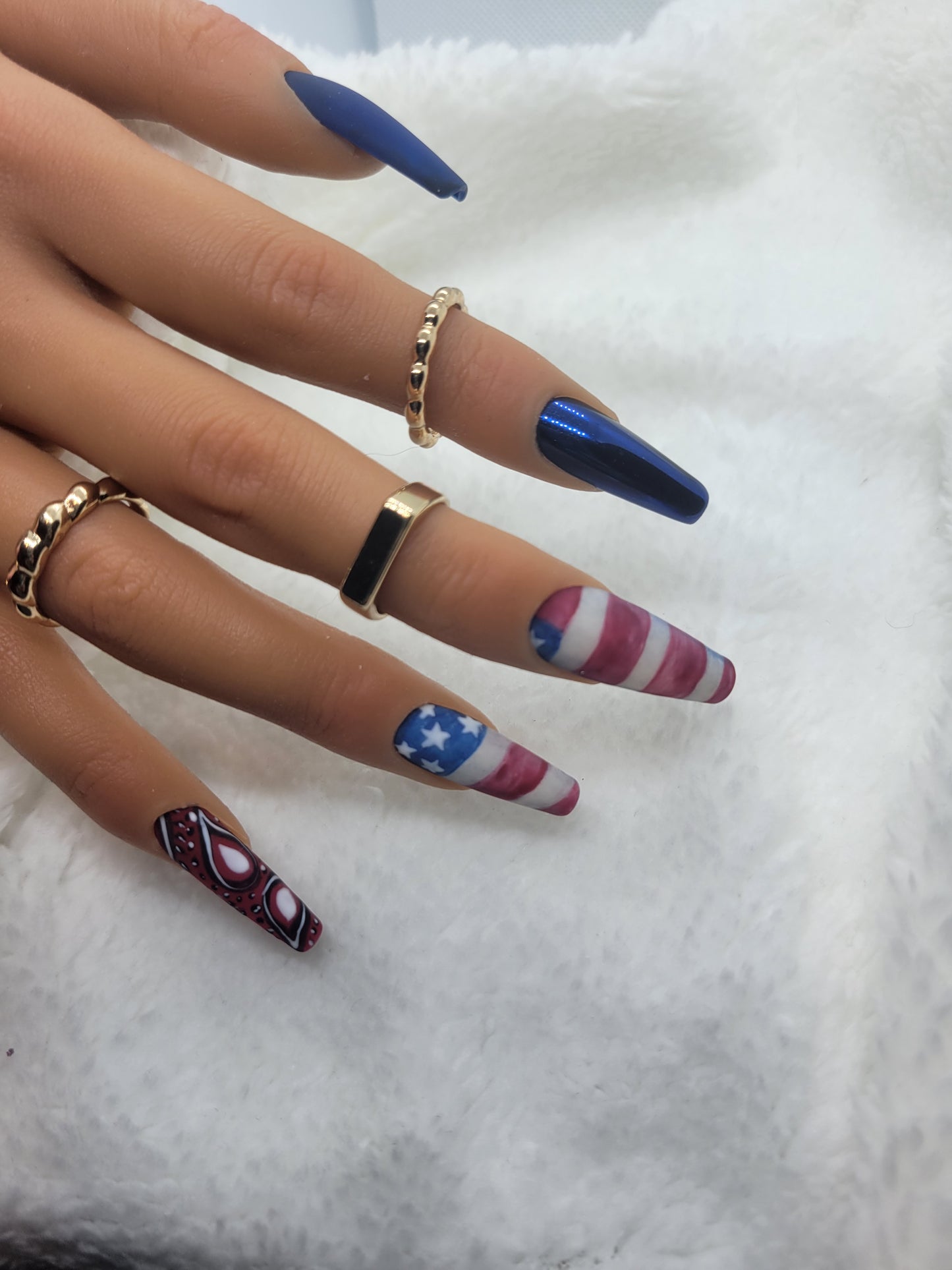 Rustic American Flag