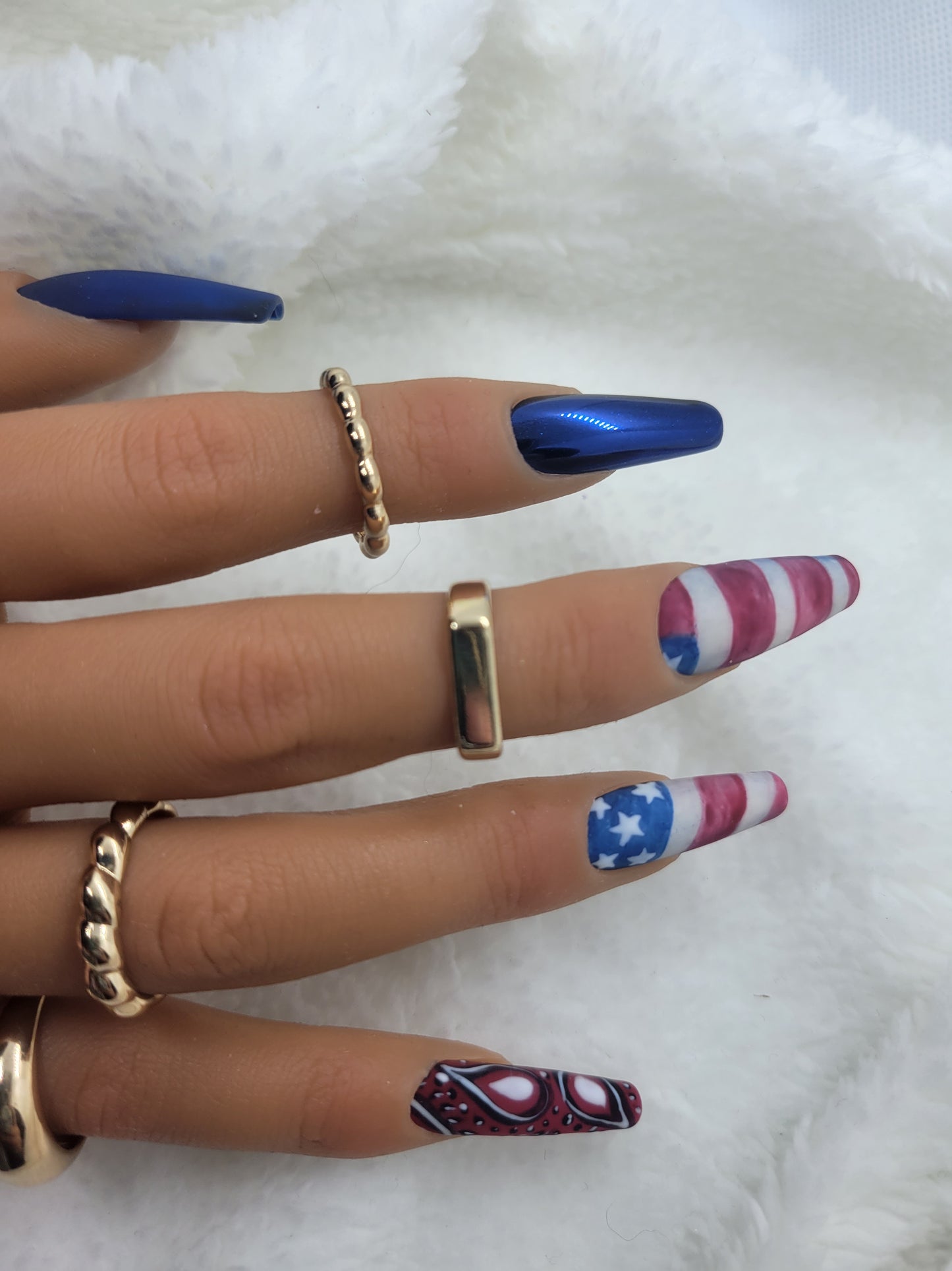 Rustic American Flag