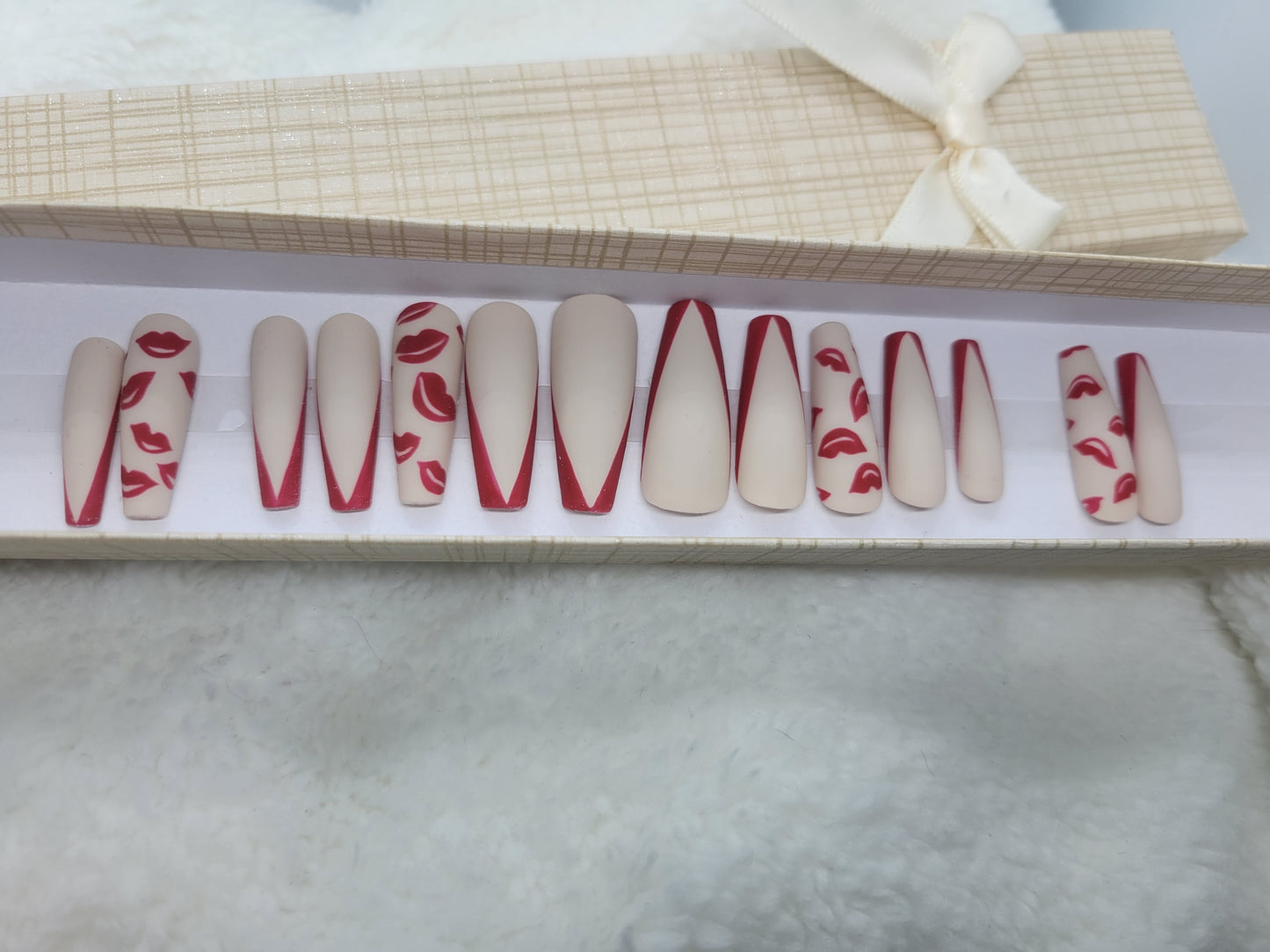 Matted Red Kisses