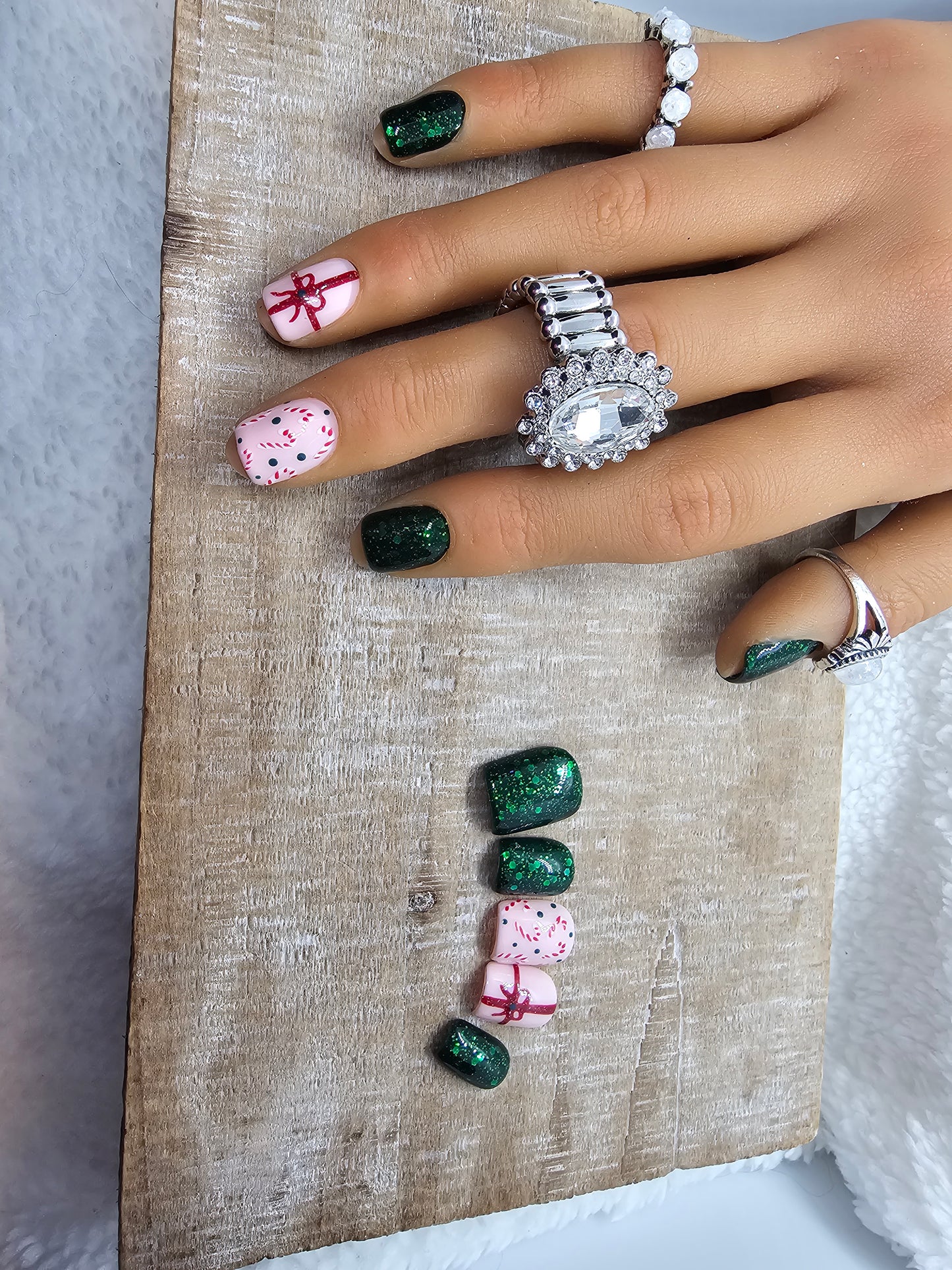 Candy Cane and Glitter