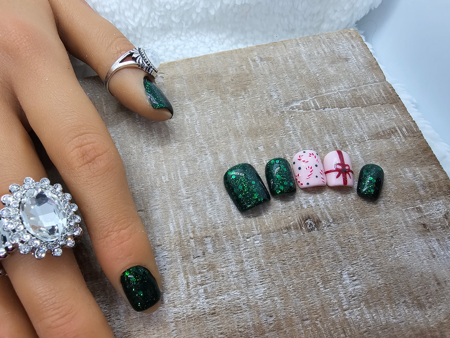 Candy Cane and Glitter