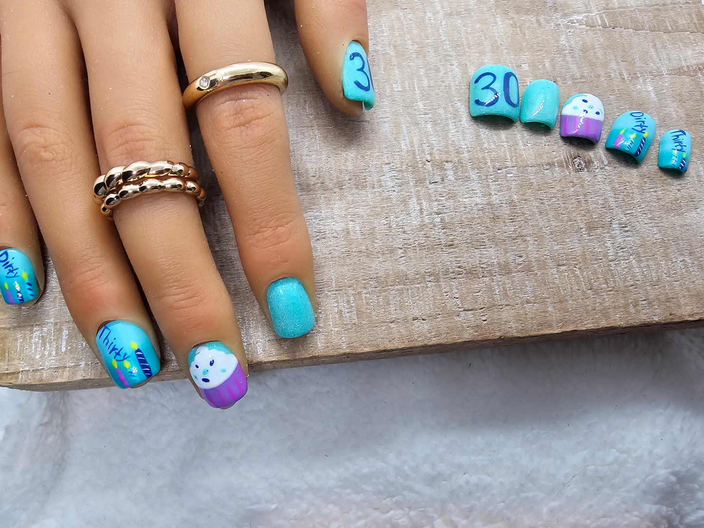 Birthday Nails