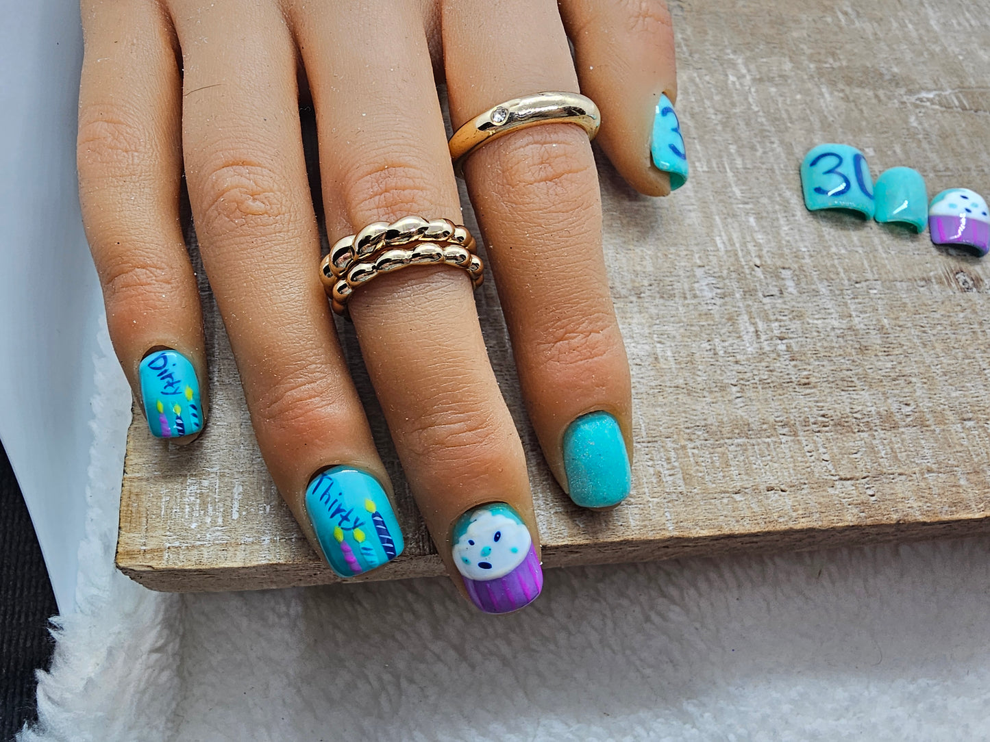 Birthday Nails
