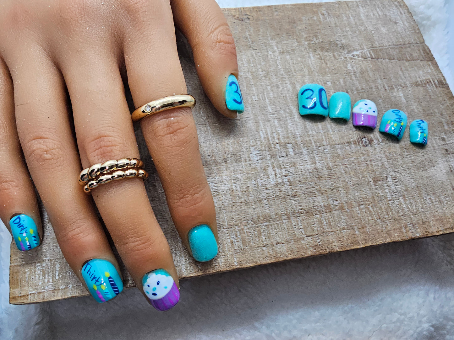 Birthday Nails