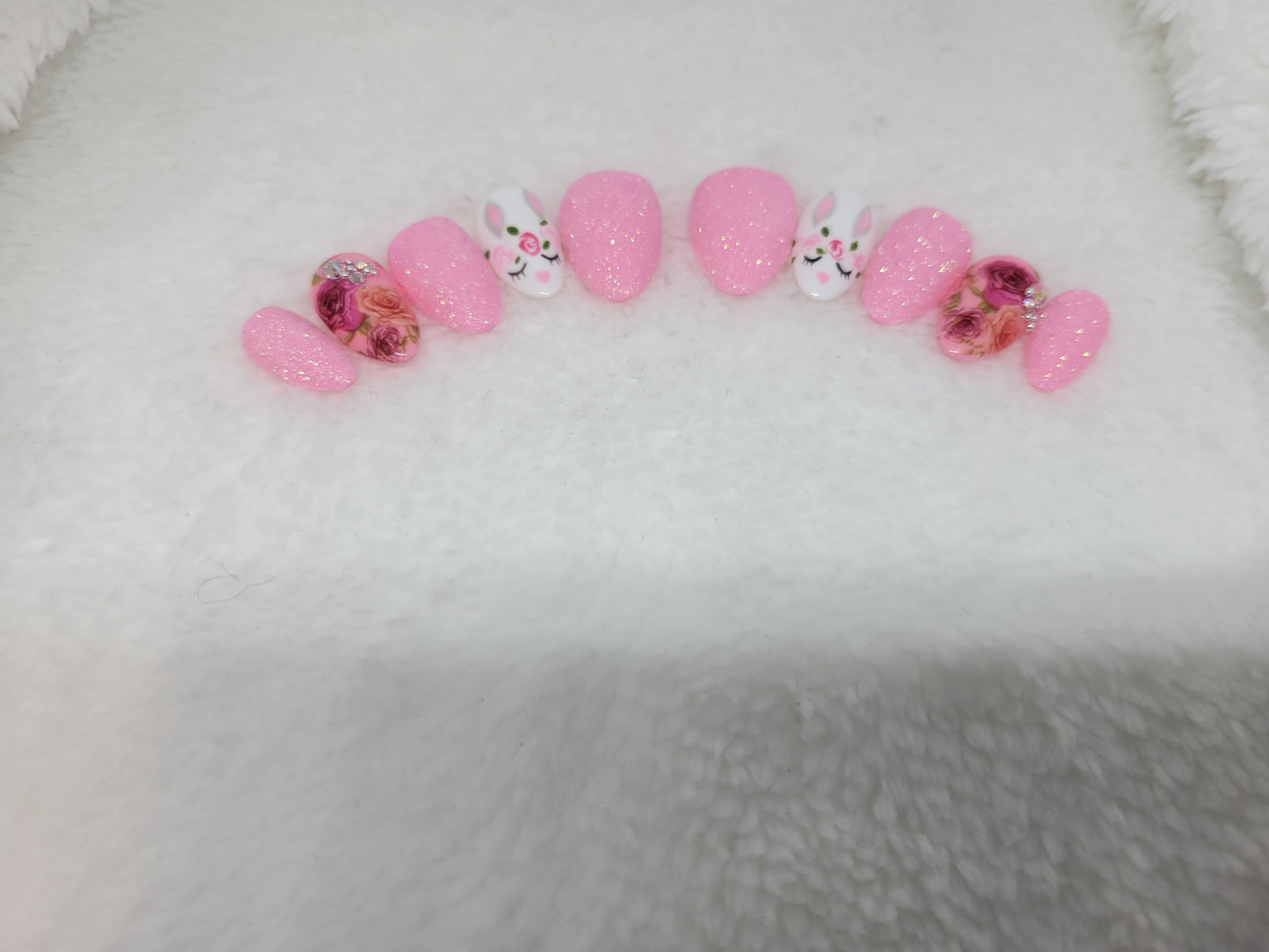 Floral bunny sugared