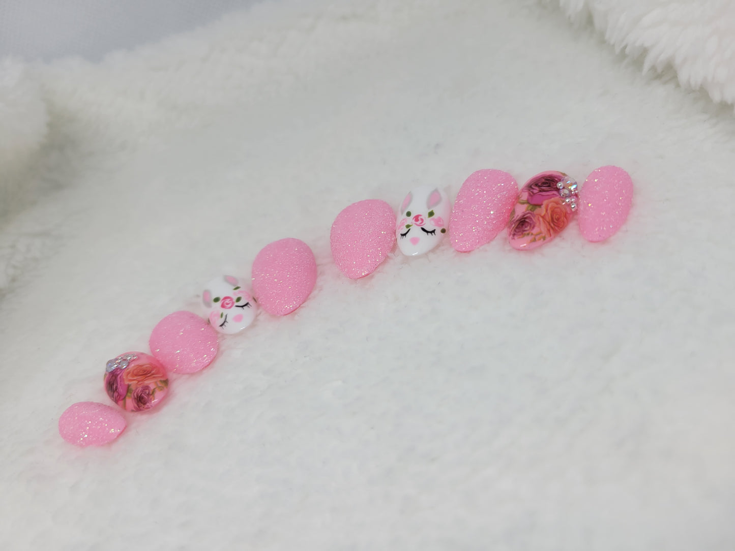 Floral bunny sugared