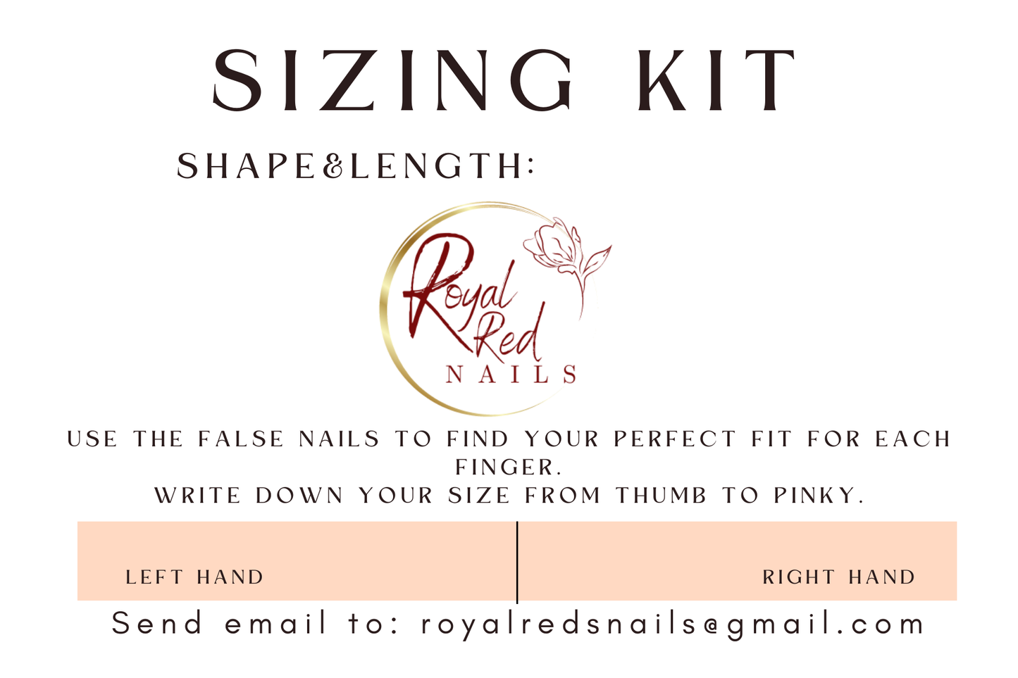 Sizing kit